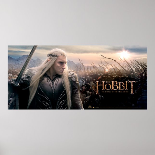 Thranduil Leading Army Poster (Front)