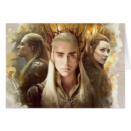 Thranduil, LEGOLAS GREENLEAF™, & TAURIEL™ Graphic Cards (Front Horizontal)