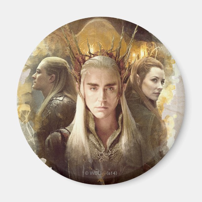 Thranduil, LEGOLAS GREENLEAF™, & TAURIEL™ Graphic Magnet (Front)