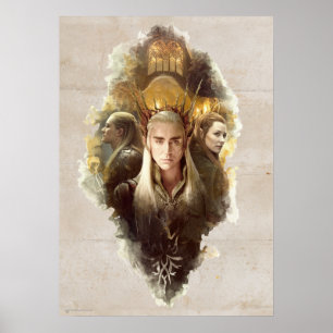 Thranduil, LEGOLAS GREENLEAF™, & TAURIEL™ Graphic Poster
