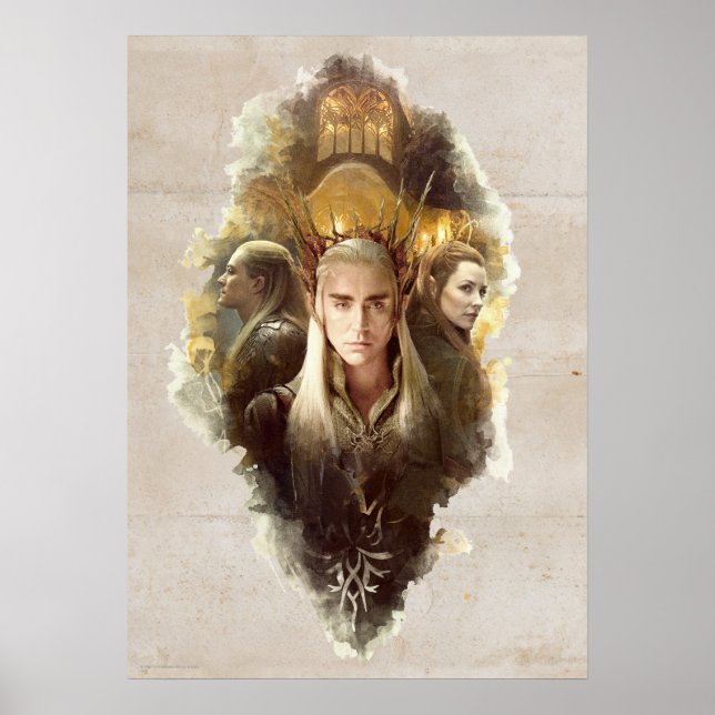 Thranduil, LEGOLAS GREENLEAF™, & TAURIEL™ Graphic Poster (Front)