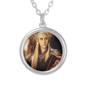 Thranduil Movie Poster Silver Plated Necklace