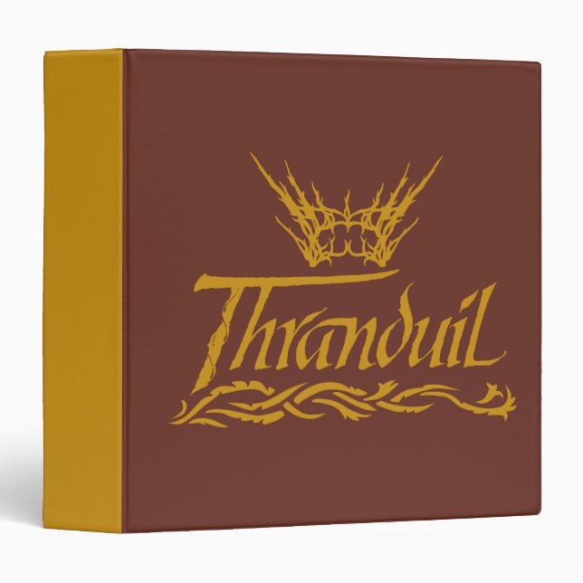 Thranduil Name 3 Ring Binder (Front/Spine)