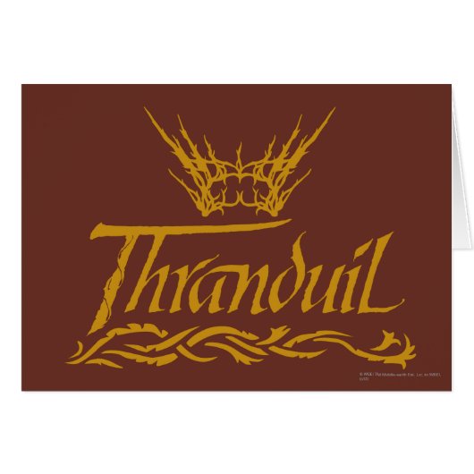 Thranduil Name Cards (Front Horizontal)