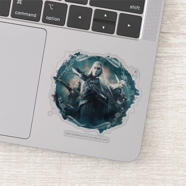Thranduil, TAURIEL™, & LEGOLAS GREENLEAF™ Graphic Sticker (Detail)
