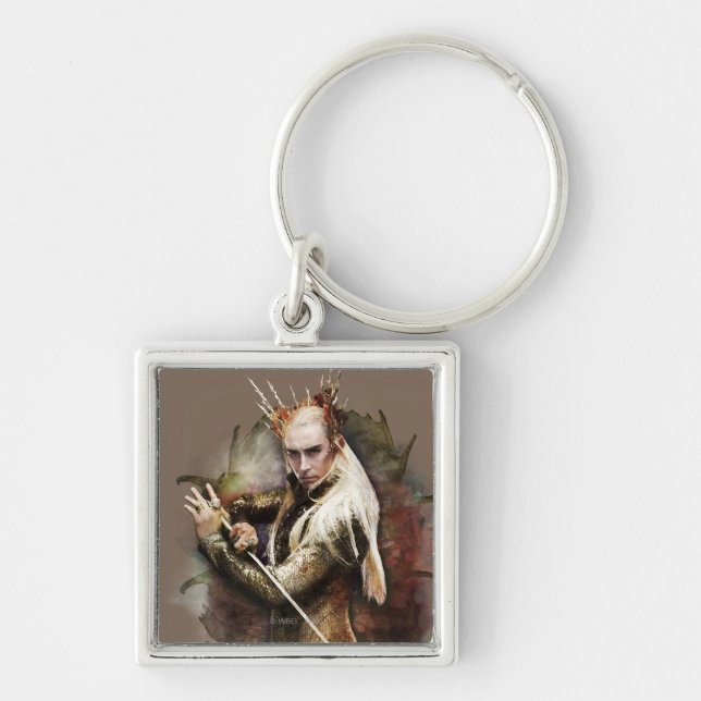 Thranduil With Sword Keychain (Front)