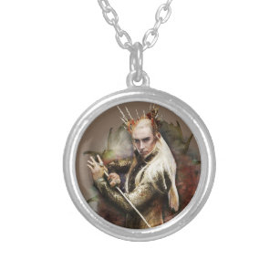 Thranduil With Sword Silver Plated Necklace