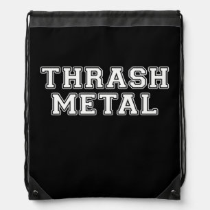 Thrash Metal Drawstring Bag