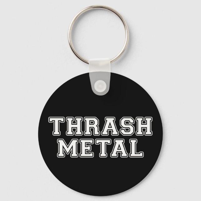 Thrash Metal Keychain (Front)