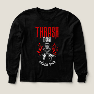 Thrash Metal Never Dies Tri-Blend Shirts