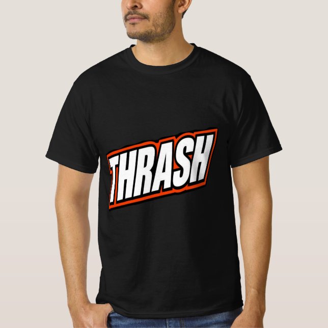 Thrash T-Shirt – Metal & Skate Inspired Design (Front)