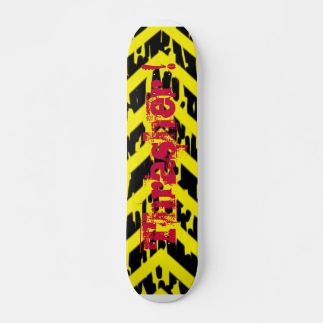 Thrasher 2 skateboard deck (Front)