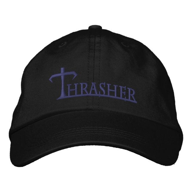 Thrasher Hat! Embroidered Baseball Hat (Front)