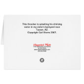 Thrasher Splasher Card (Back Horizontal)