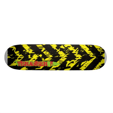 Thrasher V Skateboard Deck