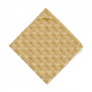 Thread of Gold Pocket Square / Bandana
