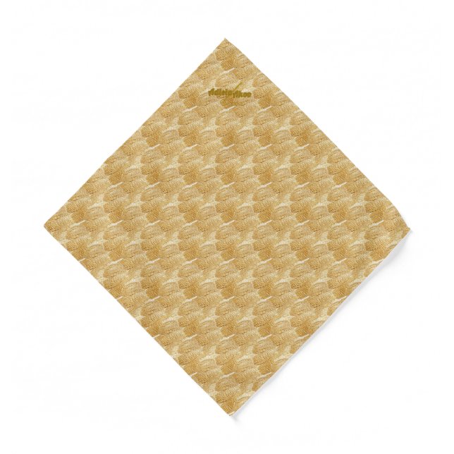 Thread of Gold Pocket Square / Bandana (Front)
