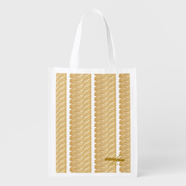 Thread of Gold Reusable Grocery Bags (Front)