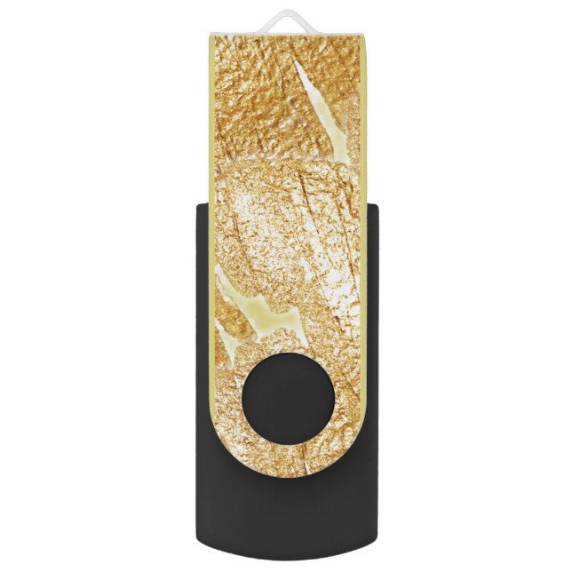 Thread of Gold USB Flash Drive (Front Vertical)