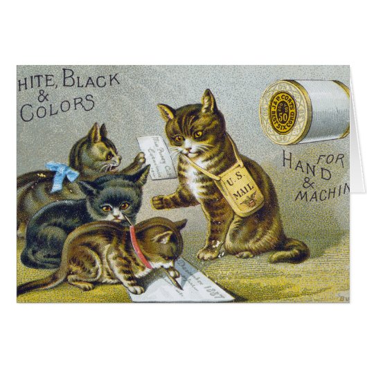Thread Trade Card, 1880 Cards (Front Horizontal)