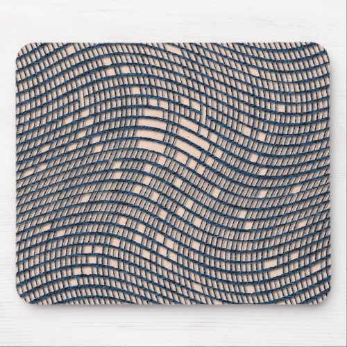 Threadbare Blue Netting Mouse Mat