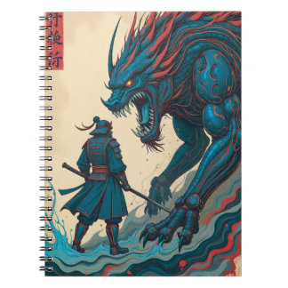 "Threaded Code – Cyber Samurai vs Glyph Beast" Notebook