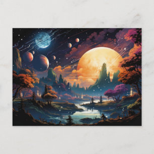 Threadfall From The Orange Planet Postcard