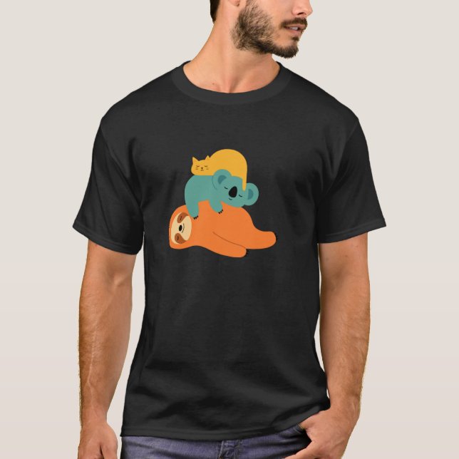 Threadless Andy Westface Being Lazy Graphic T-Shirt (Front)