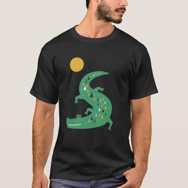 Threadless Andy Westface Sunbathing Graphic T-Shirt (Front)