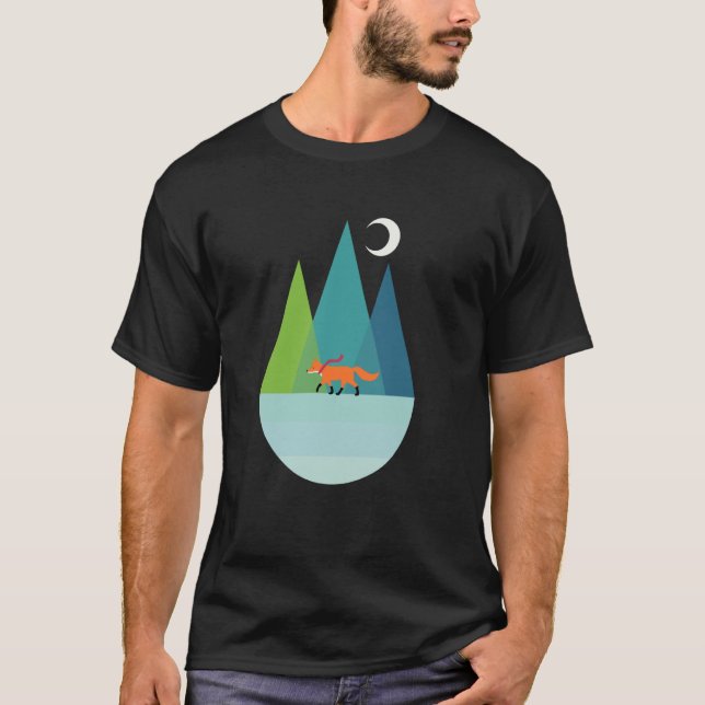 Threadless Andy Westface Walk Alone Graphic T-Shirt (Front)
