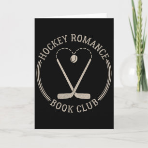 Threadless Grey Sky Chai Hockey Romance Book Club Card