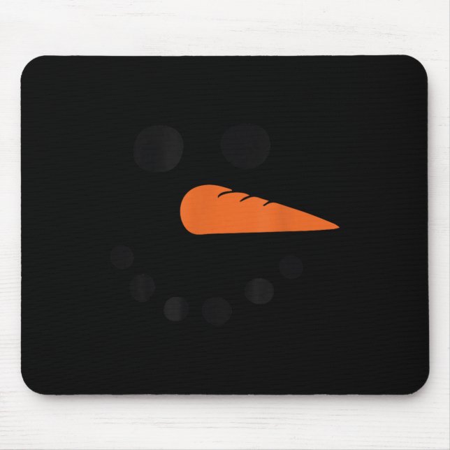 Threadrock Winter Snowman Face - Uni-adults, Uni-k Mouse Pad (Front)