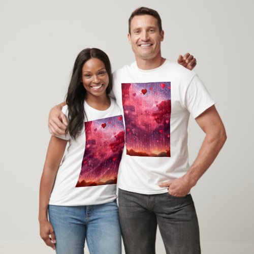 Threads of Passion Dive into Love_Infused T_Shirt