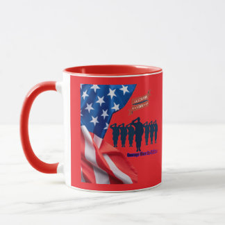 Threads of patriots pride bright red mug
