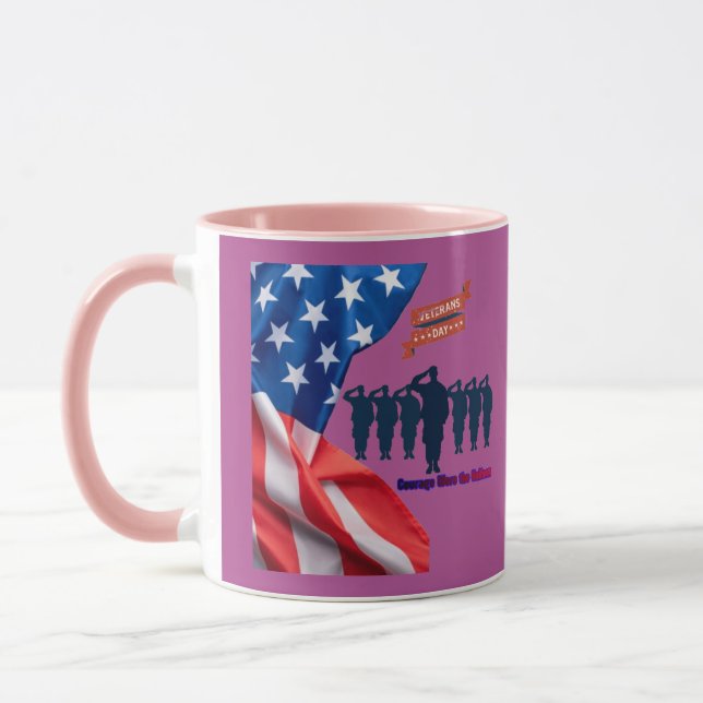 Threads of patriots pride light purple mug (Left)