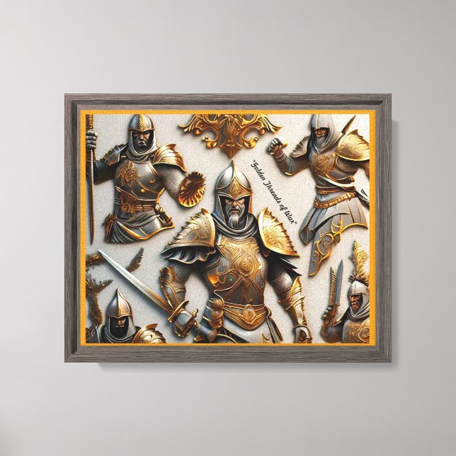 "Threads of War" Canvas Print (Front)