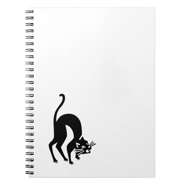 Threatening cat notebook (Front)