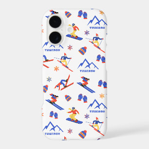 Thredbo Australia Ski Snowboard Pattern iPhone 17 Case