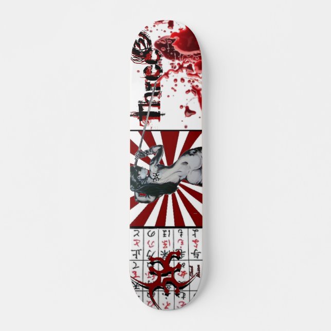 "Three3Three" Blood Script Deck (Front)