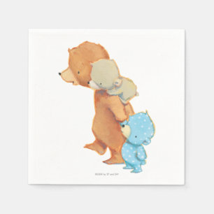 Three Adorable Bear Friends Napkins