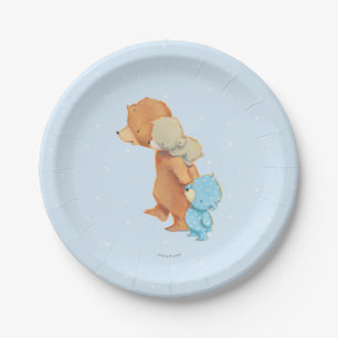 Three Adorable Bear Friends Paper Plates
