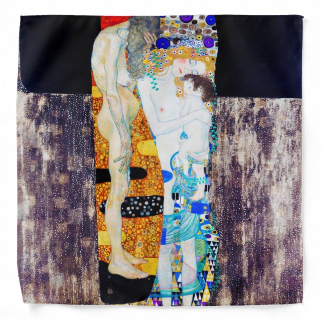 Three Ages of Life, Gustav Klimt Bandana (Front)