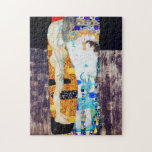 Three Ages of Life, Gustav Klimt Jigsaw Puzzle<br><div class="desc">Gustav Klimt (July 14, 1862 – February 6, 1918) was an Austrian symbolist painter and one of the most prominent members of the Vienna Secession movement. Klimt is noted for his paintings, murals, sketches, and other objets d'art. In addition to his figurative works, which include allegories and portraits, he painted...</div>