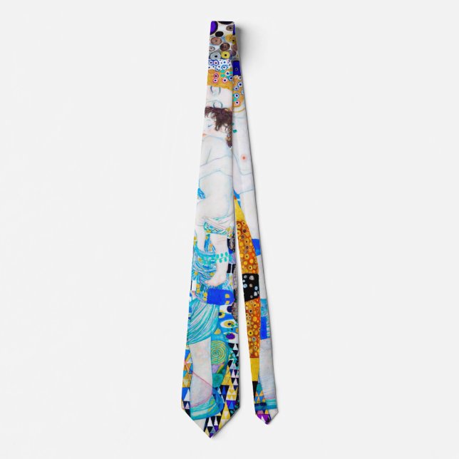Three Ages of Life, Gustav Klimt Neck Tie (Front)