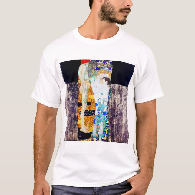 Three Ages of Life, Gustav Klimt T-Shirt (Front)