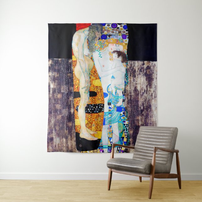 Three Ages of Life, Gustav Klimt Tapestry (In Situ)