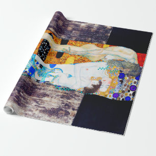 Three Ages of Life, Gustav Klimt Wrapping Paper