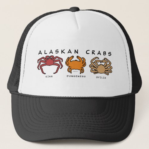 THREE ALASKAN CRABS TRUCKER HAT