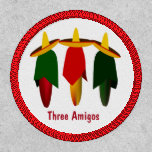 Three Amigos Hot Peppers Patch at Zazzle