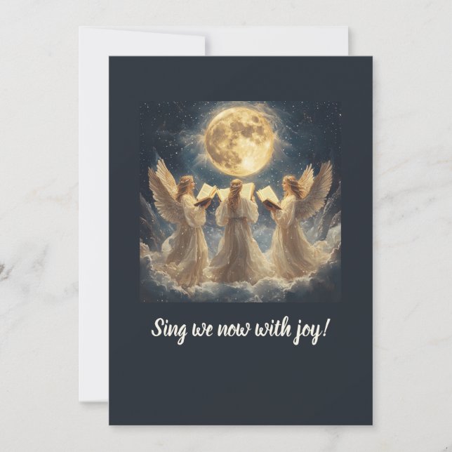 Three Angel Chorale Holiday Card (Front)